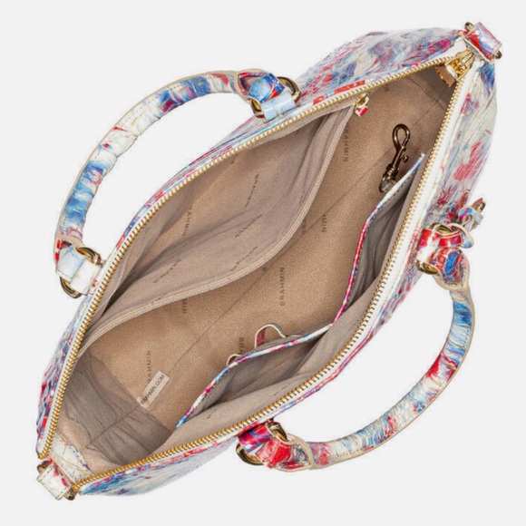 🇺🇸LOWEST PRICE! BRAHMIN Large Duxbury VALOR Melbourne Croc Embossed Leather. - Picture 6 of 16